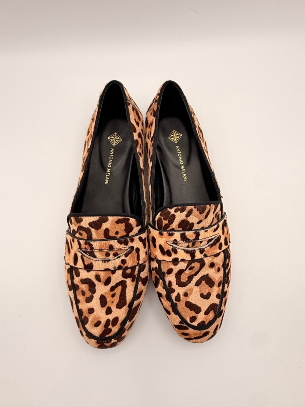 Antonio Melani Leopard Calf Hair Loafers Flats Women’s Size 9 - Picture 4 of 13